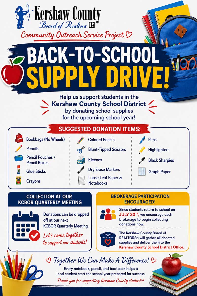 Back To School Supplies Drive by KCBOR
